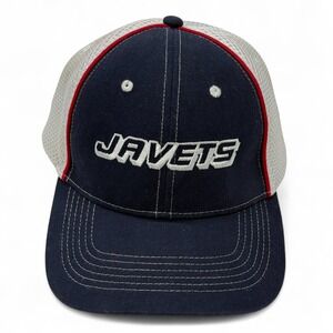 Javets Cap America Golf‎ Navy Blue White Red Mesh Back Hat Adjustable Mens